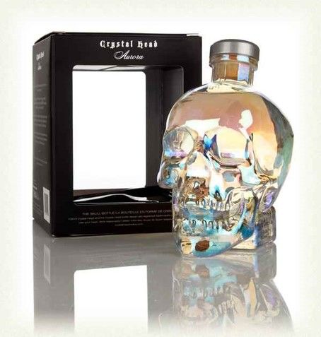 Crystal Head Vodka Limited Edition Aurora Borealis Bottle