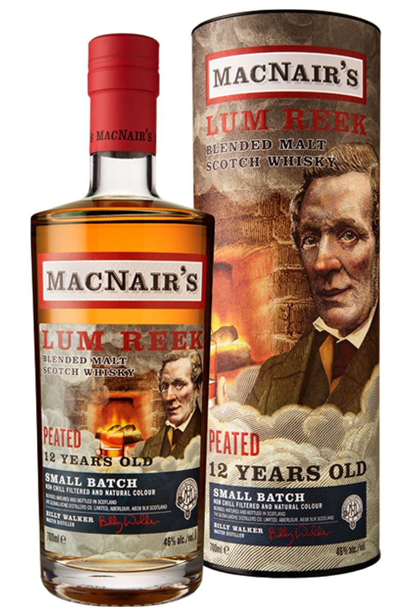 MacNair's Lum Reek Peated 12 Year Old Blended Malt Scotch Whisky