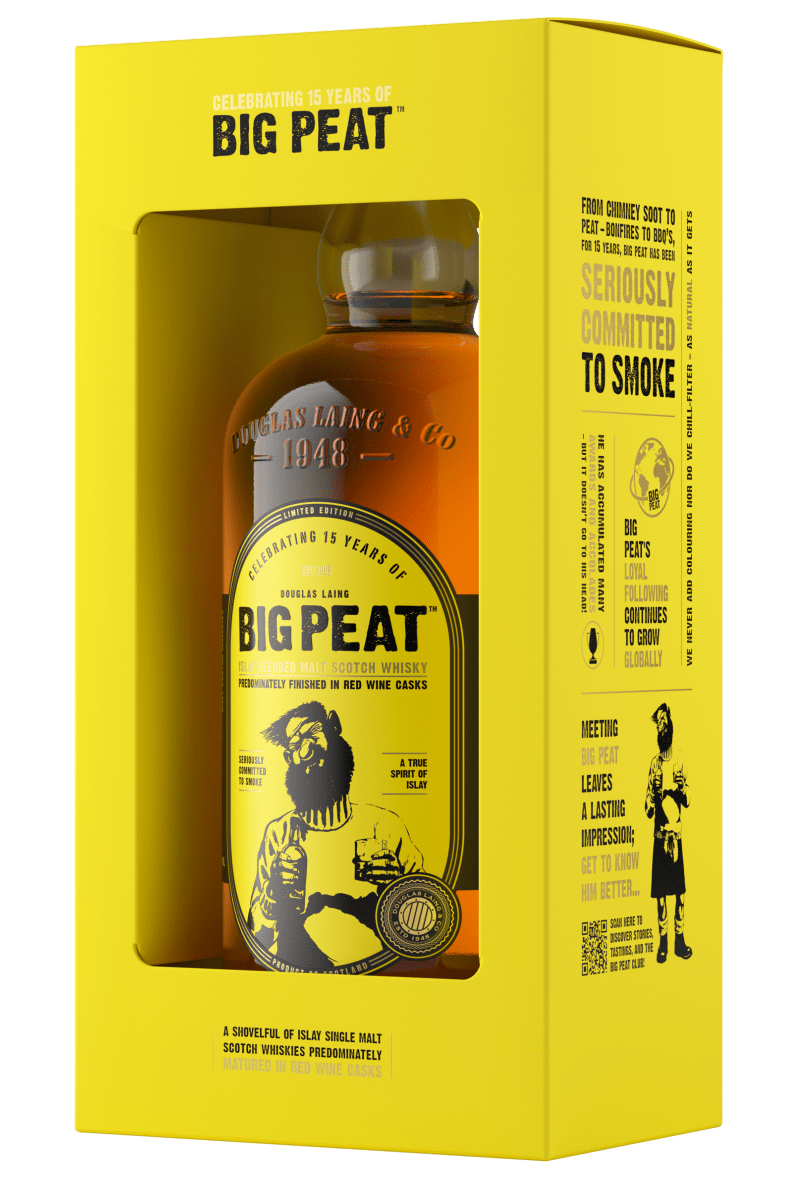 Big Peat 15th Anniversary Spanish Wine Finish Limited Edition Blended Malt Scotch Whisky 