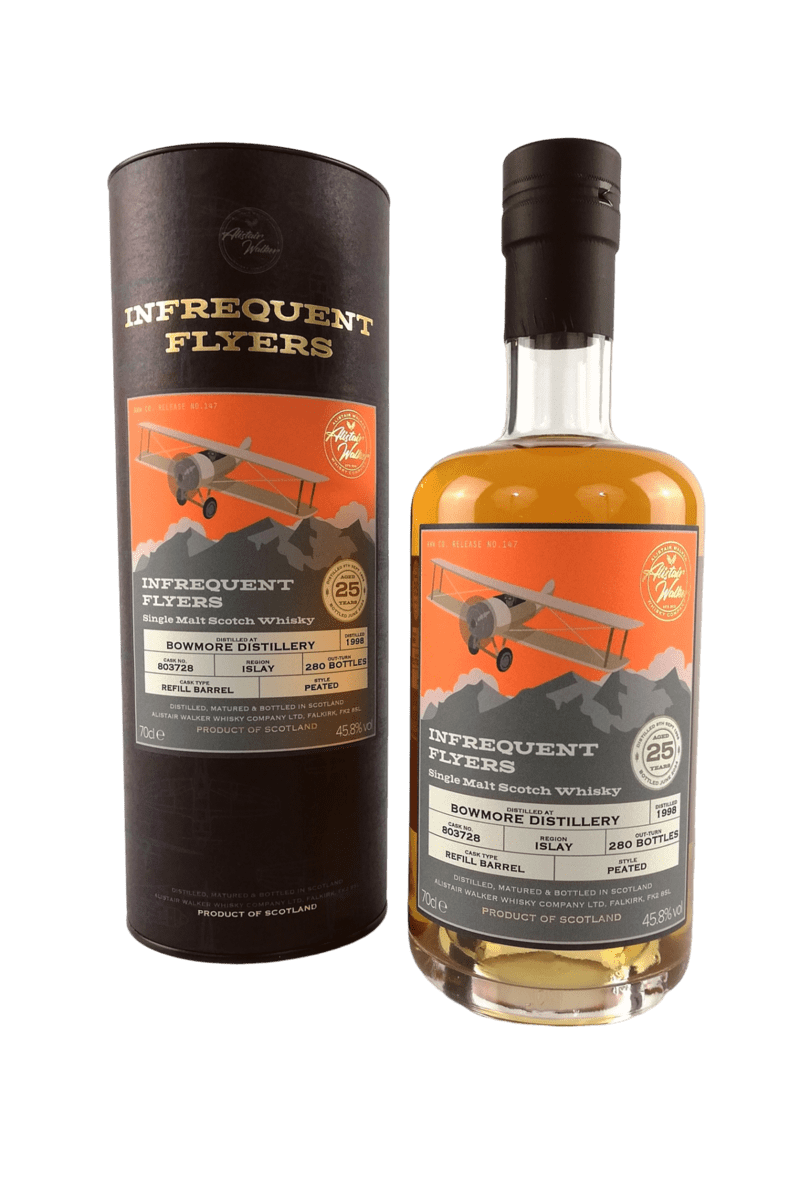 Bowmore 1998 - 25 Year Old - Infrequent Flyers - Batch 16 - Cask# 803728