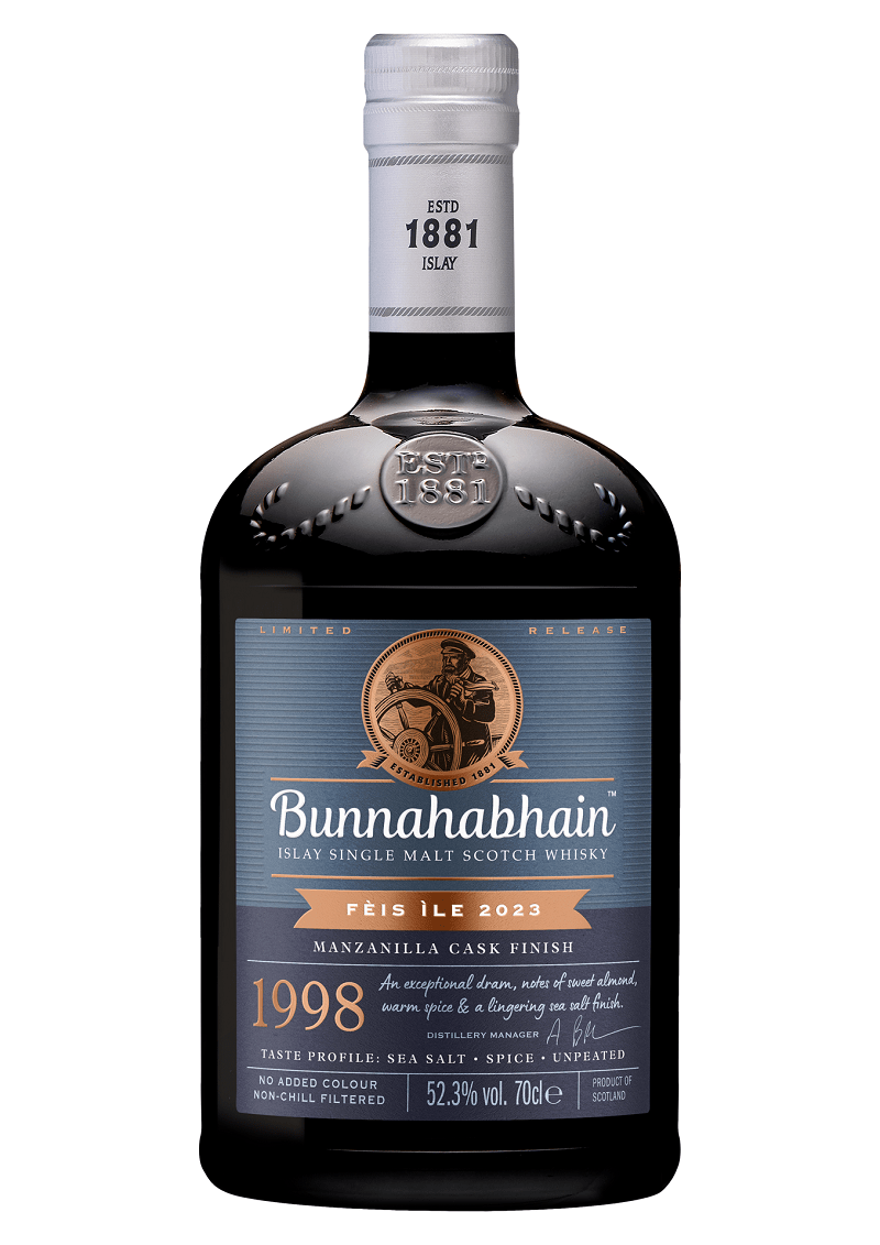 Bunnahabhain 12 Year Old - Cask Strength - 2023 Edition- Limited Release - Single  Malt Scotch Whisky - Bunnahabhain - Islay | Robbies Whisky Merchants