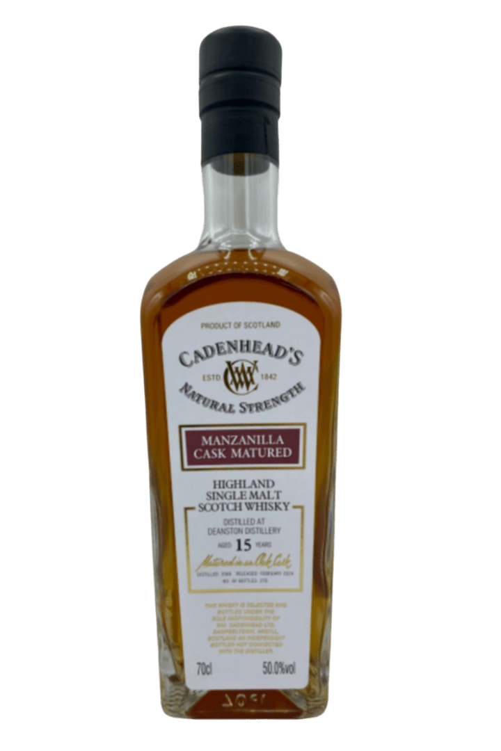 Cadenhead's Deanston 15 Year Old Manzanilla Cask Matured Scotch Whisky