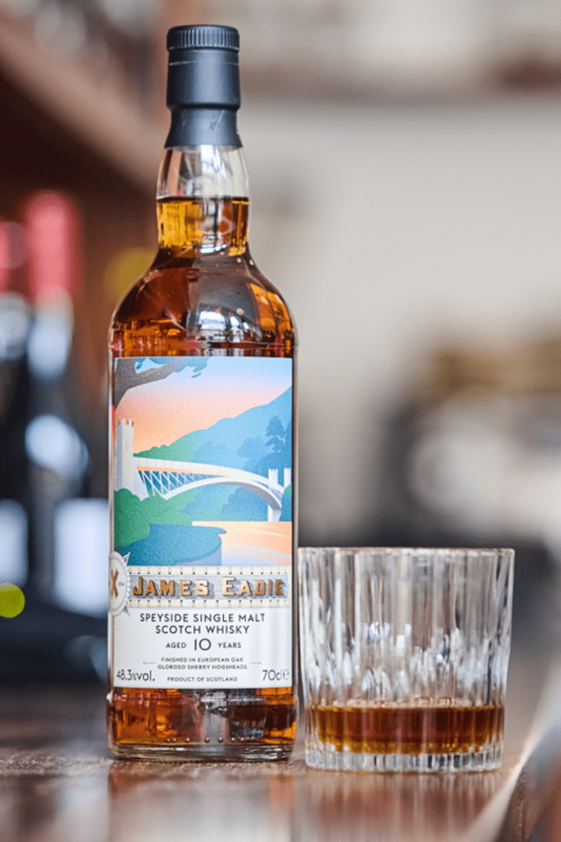Speyside Single Malt Scotch Whisky - Aged 10 Years from Dailuaine Distillery - James Eadie