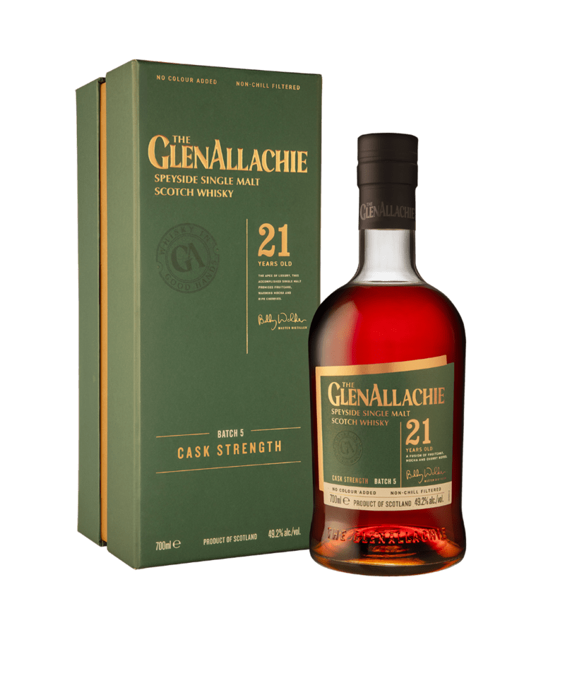 GlenAllachie 21 Year Old Single Malt Scotch Whisky - 2024 Release - Batch 5