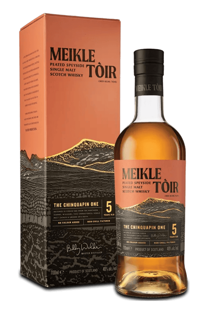 Meikle Toir The Chinquapin  One - 5 Year Old - Peated Speyside - Single Malt Scotch Whisky