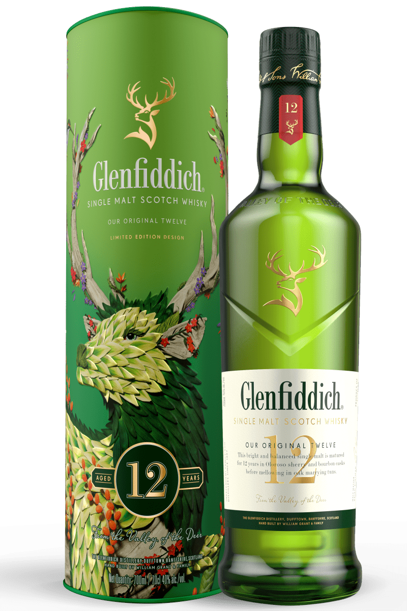 Glenfiddich 12 Year Old Single Malt Scotch Whisky