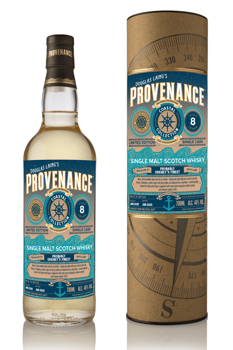Orkney's Finest  8 Year Old Single Malt Scotch Whisky | Provenance Bottling