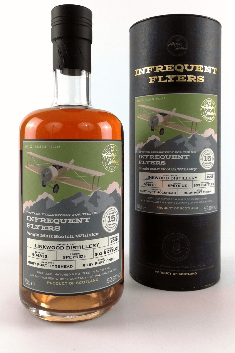 Linkwood 2008 - 15 Year Old - Cask # 804813  Single Malt  Scotch Whisky  - Infrequent Flyers - UK Exclusive