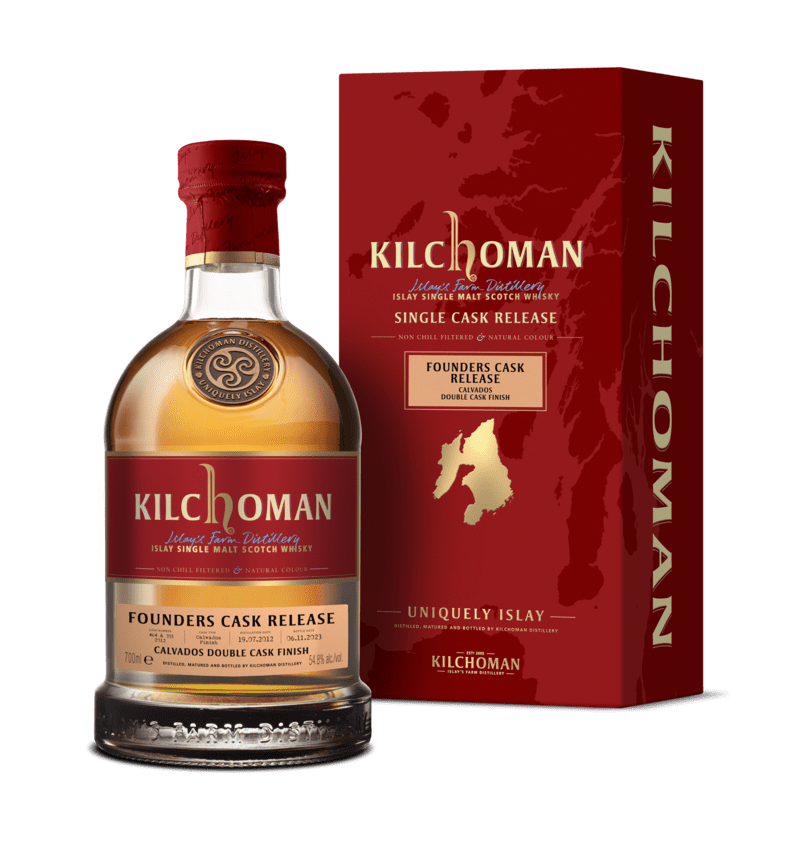 Kilchoman 11 Year Old - 2023 - Founders Cask Release - Calvados Double Cask Finish -Single Malt Scotch Whisky