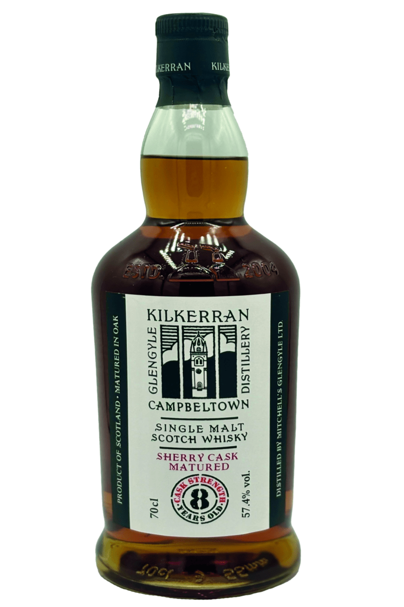 Kilkerran 8 Year Old Cask Strength Sherry Cask Matured Single Malt