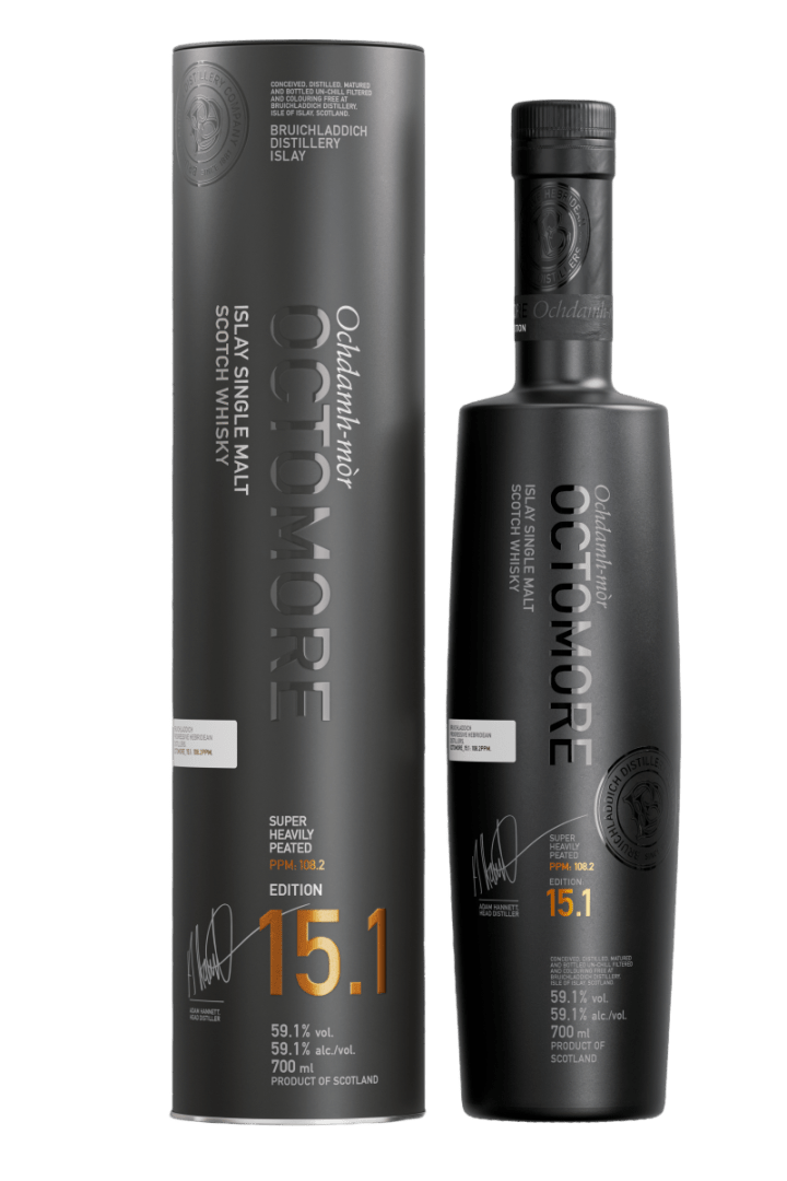 Bruichladdich Octomore Edition: 15.1/ 108.2 PPM -  Single Malt Scotch Whisky - 2024 Release