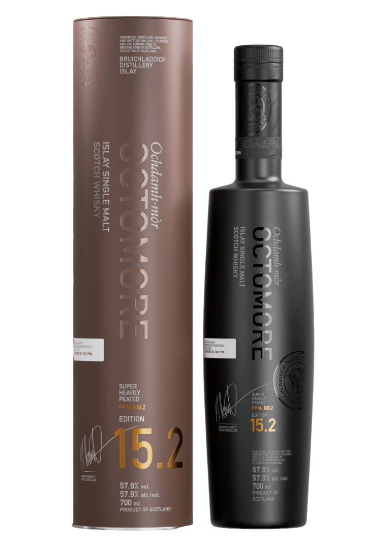 Bruichladdich Octomore Edition: 15.2/ 108.2 PPM -  Single Malt Scotch Whisky - 2024 Release