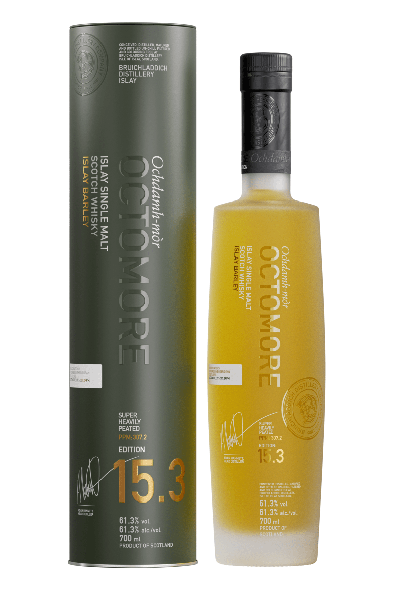 Bruichladdich Octomore Edition: 15.3/ 307.2 PPM -  Single Malt Scotch Whisky - 2024 Release